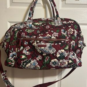 Vera Bradley Weekender Travel Bag Quilted Design